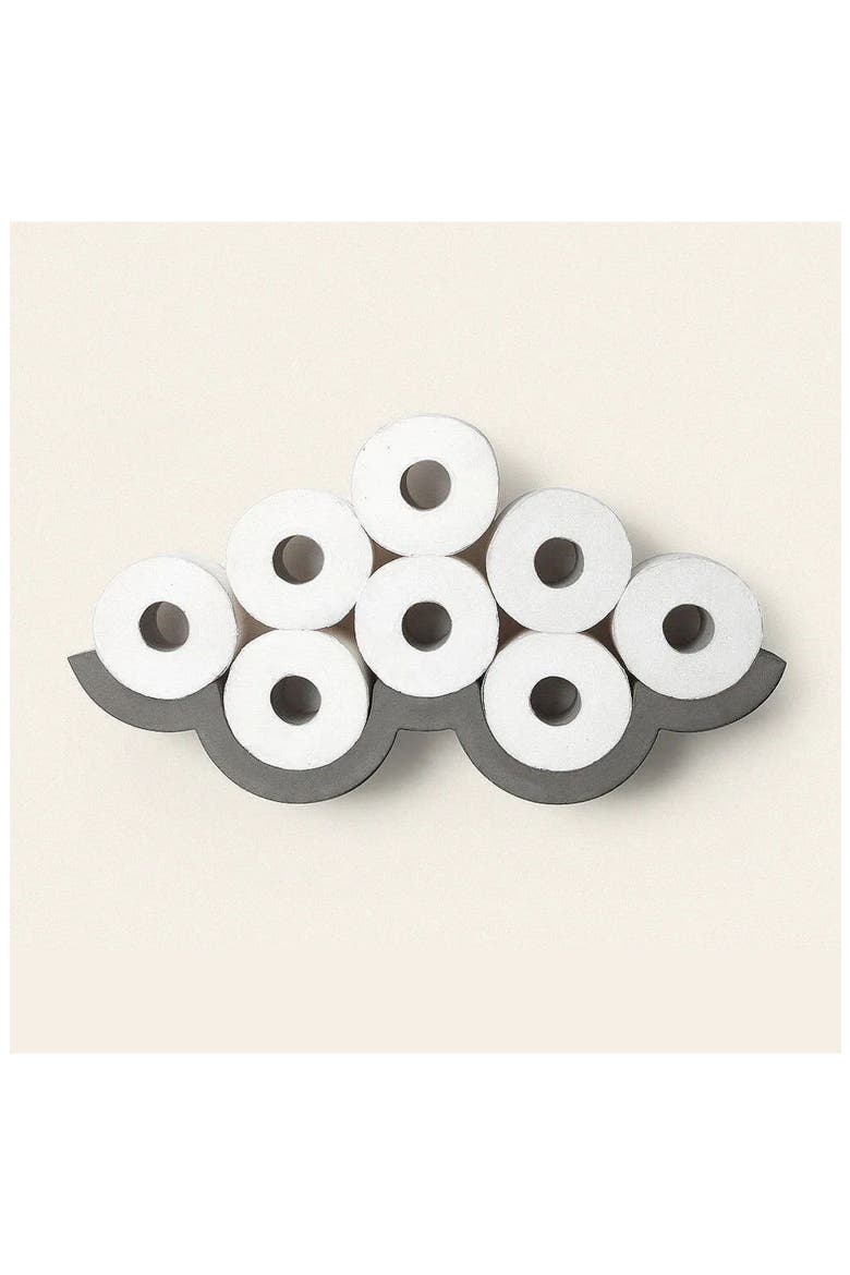 Cloudy Day Toilet Paper Storage by Lyon Beton, Main, color, Gray