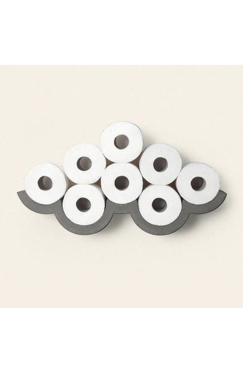 Cloudy Day Toilet Paper Storage by Lyon Beton