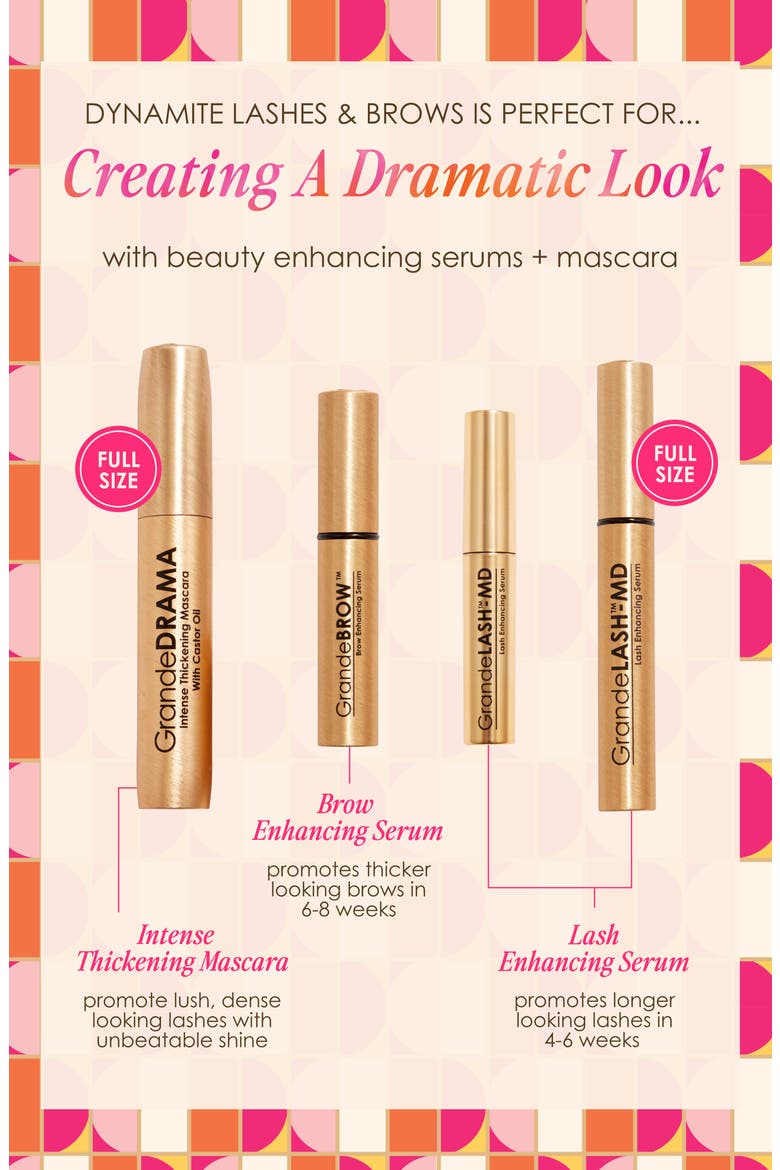 Dynamite Lashes & Brows Set $156 Value, Alternate, color, BLACK