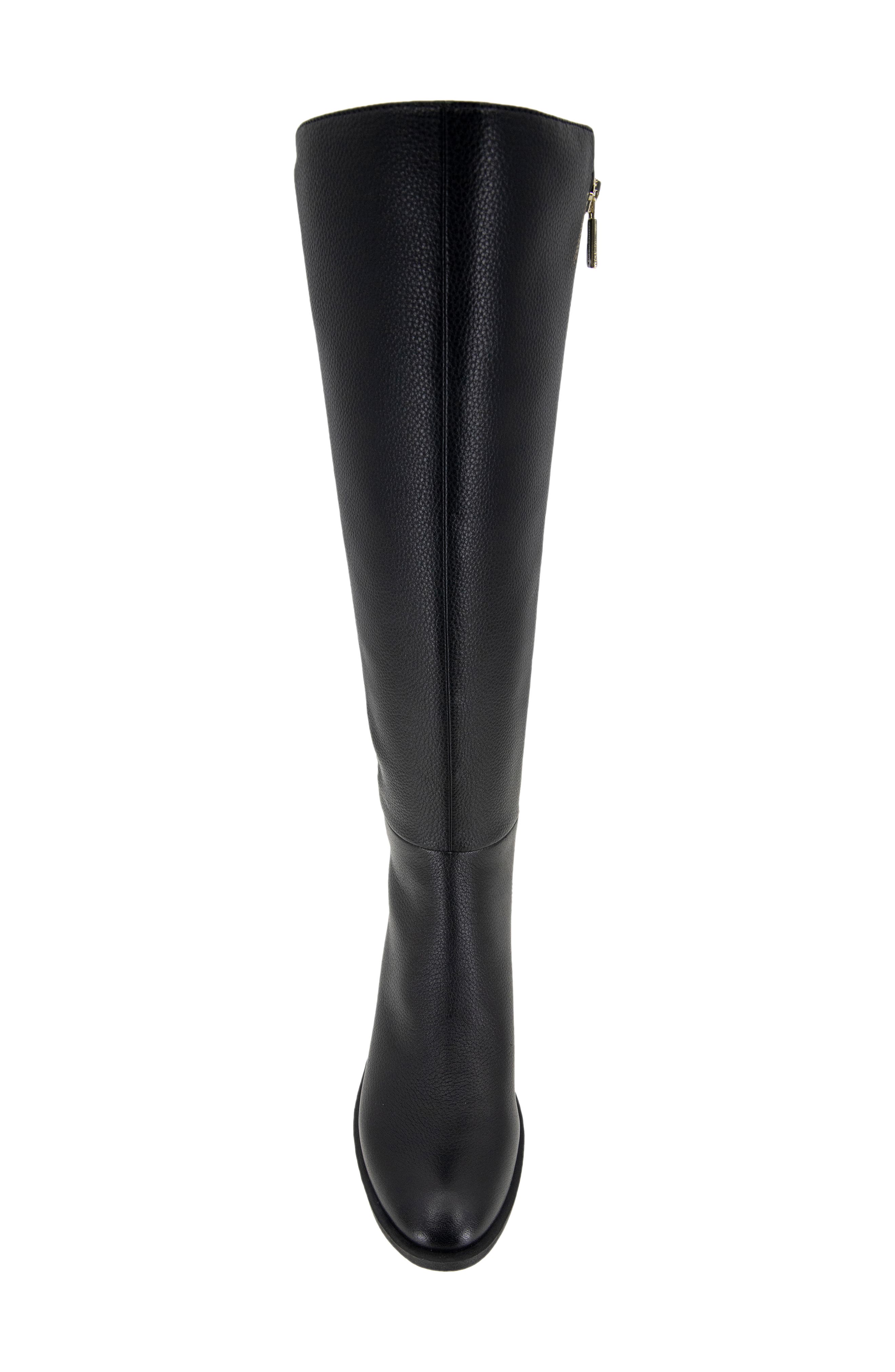 Leanna Knee High Boot, Alternate, color, BLACK LEATHER