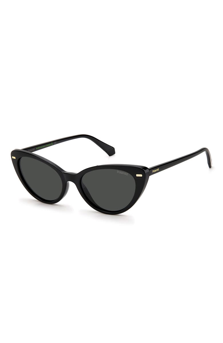 Polaroid 52mm Polarized Cat Eye Sunglasses, Alternate, color, 