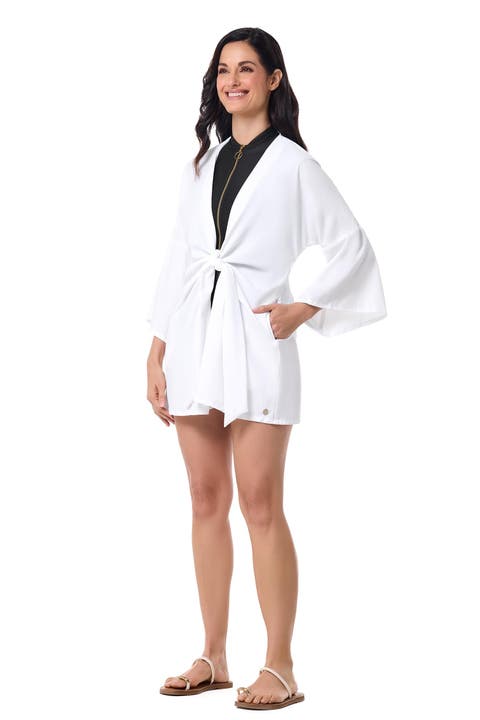 Ocean Drive Cover-Up with Front Tie, UPF 50+ Sun Protection