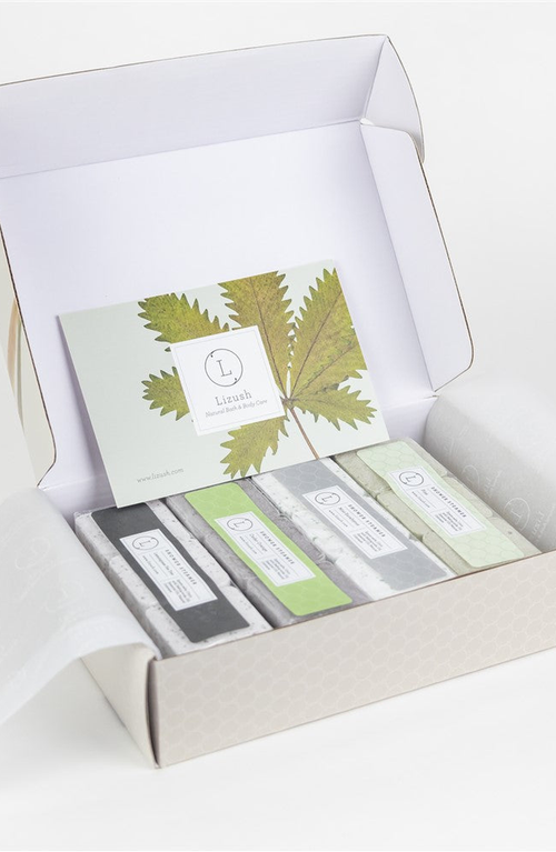 Lizush Earthy Shower Steamer Gift Box For Men And Women Set Of 12 Shower Steamers Package In Earthy Tones