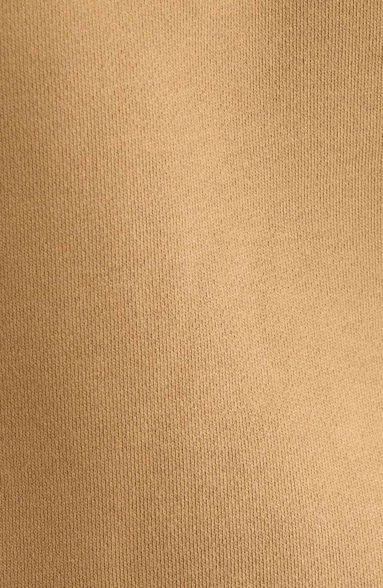 Fear of God Essentials Property Lounge Half Zip Hoodie, Alternate, color, Dune