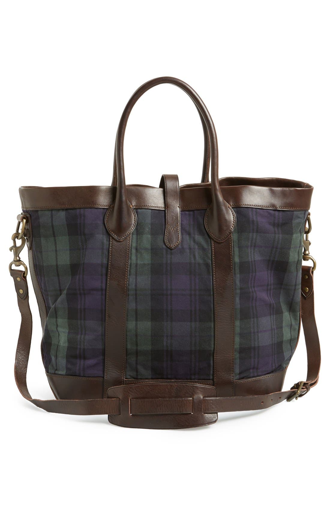 'Blackwatch' Tote, Alternate, color, BLACKWATCH PLAID