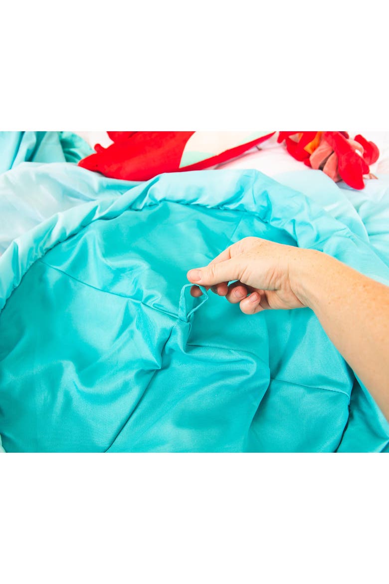 Disney The Little Mermaid Ariel Ceiling Bed Canopy | Hanging Curtain Netting, Alternate, color, Blue