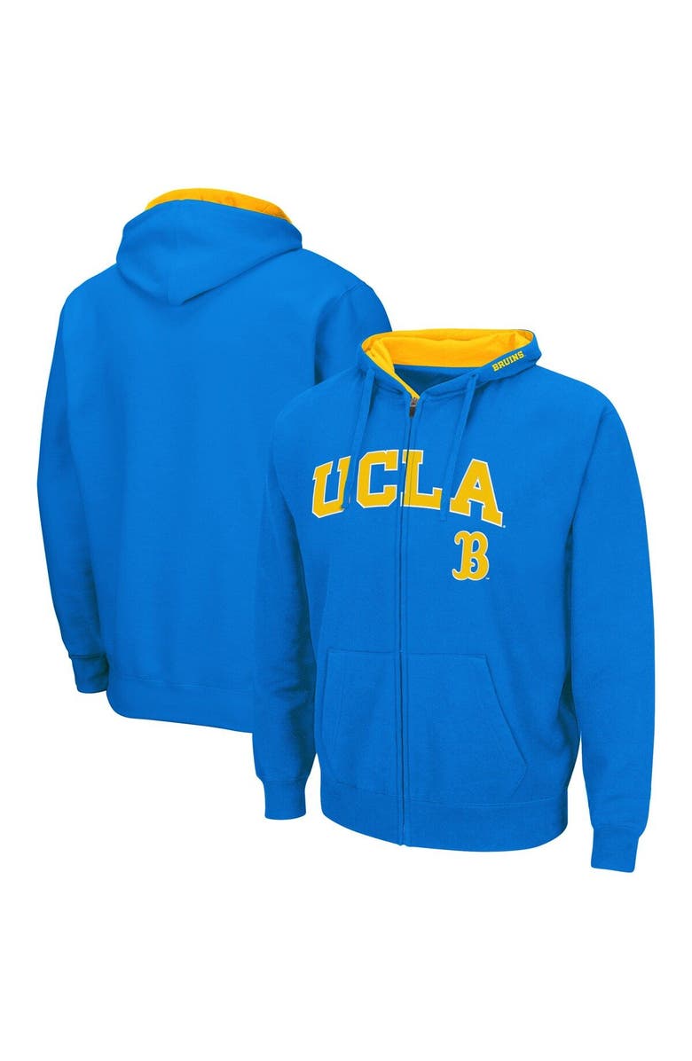 COLOSSEUM Men's Colosseum Blue UCLA Bruins Arch & Logo 3.0 Full-Zip Hoodie, Main, color, Blue