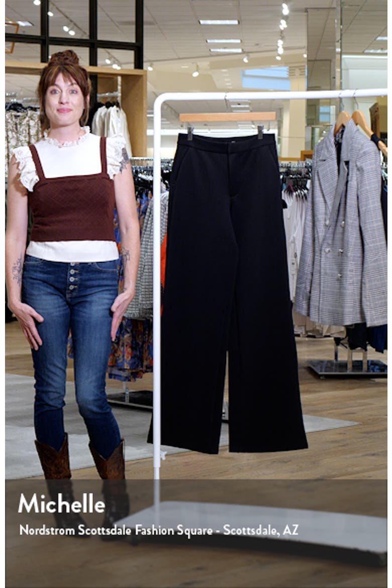 Scuba Wide Leg Trousers video