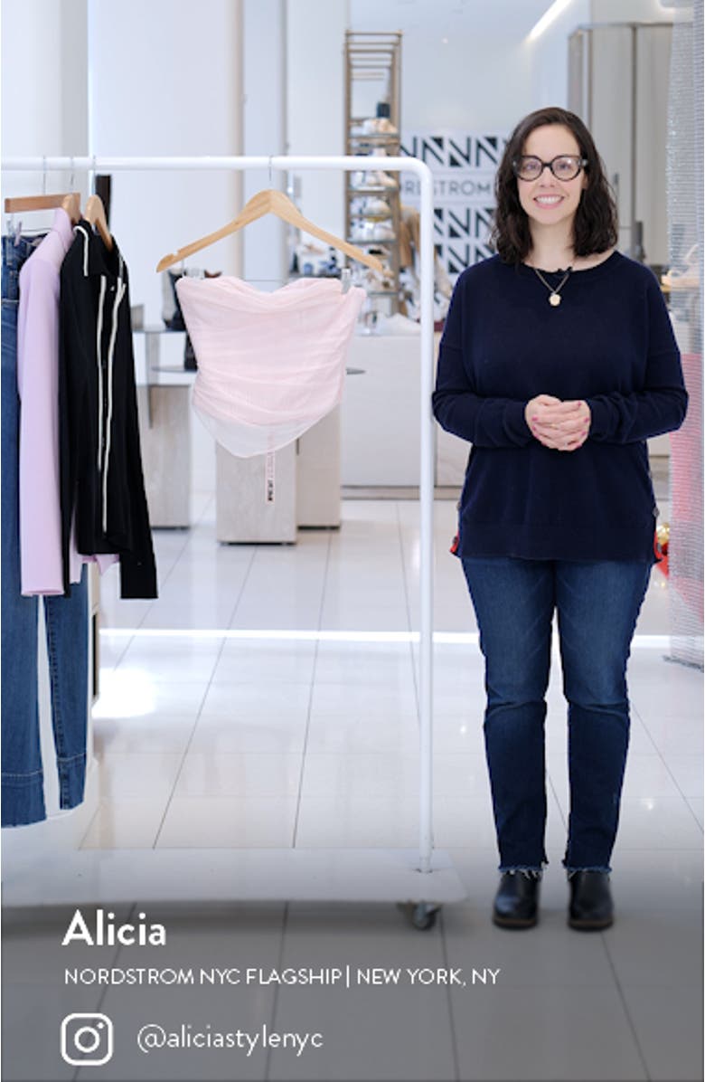 Georgie Mesh Strapless Corset Top, sales video thumbnail