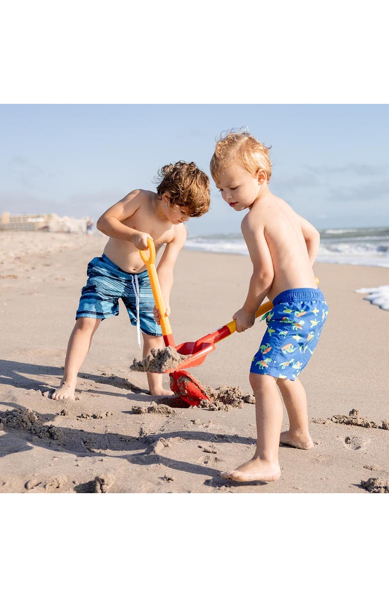 SPIELSTABIL Toddler Heavy Duty Beach Toys - Flat Beach Shovel, Kids Beach Essential and Durable Outdoor Toy for 2.5 Years & Up, Made in Germany, Alternate, color, Red Multi