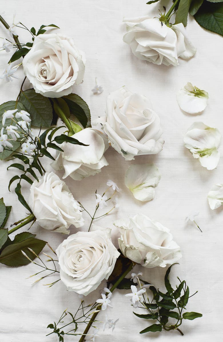 The White Company Large Flowers Scented Candle, Alternate, color, 