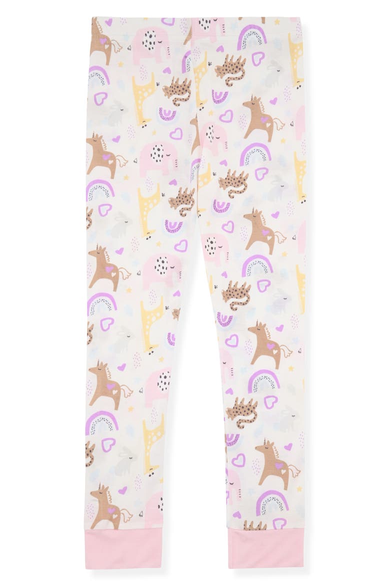 Fitted Two-Piece Pajamas, Alternate, color, PINK