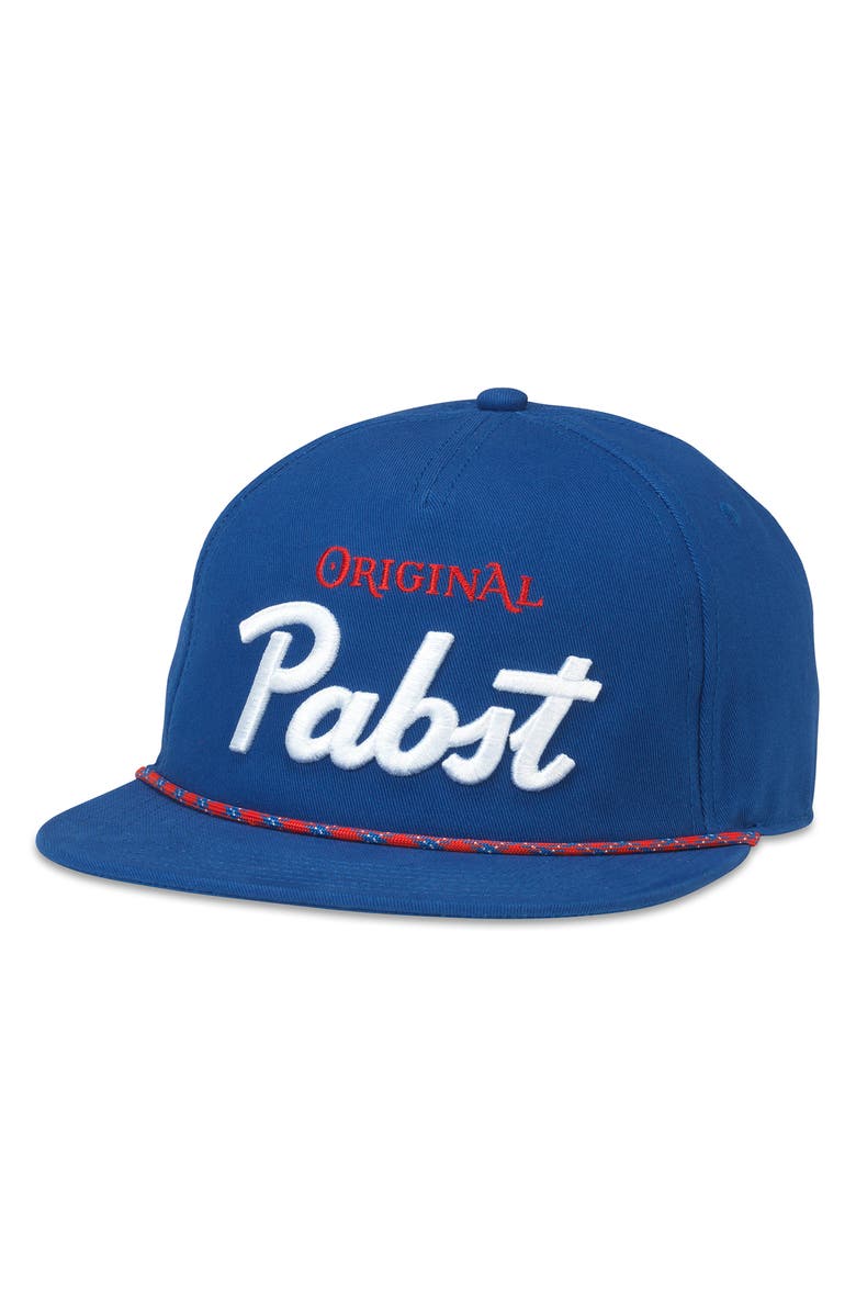 American Needle Pabst Baseball Cap, Main, color, Royal