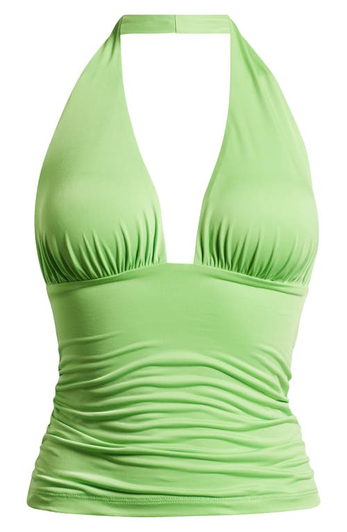 GOOD AMERICAN GOOD AMERICAN SLINKY JERSEY HALTER TOP 
