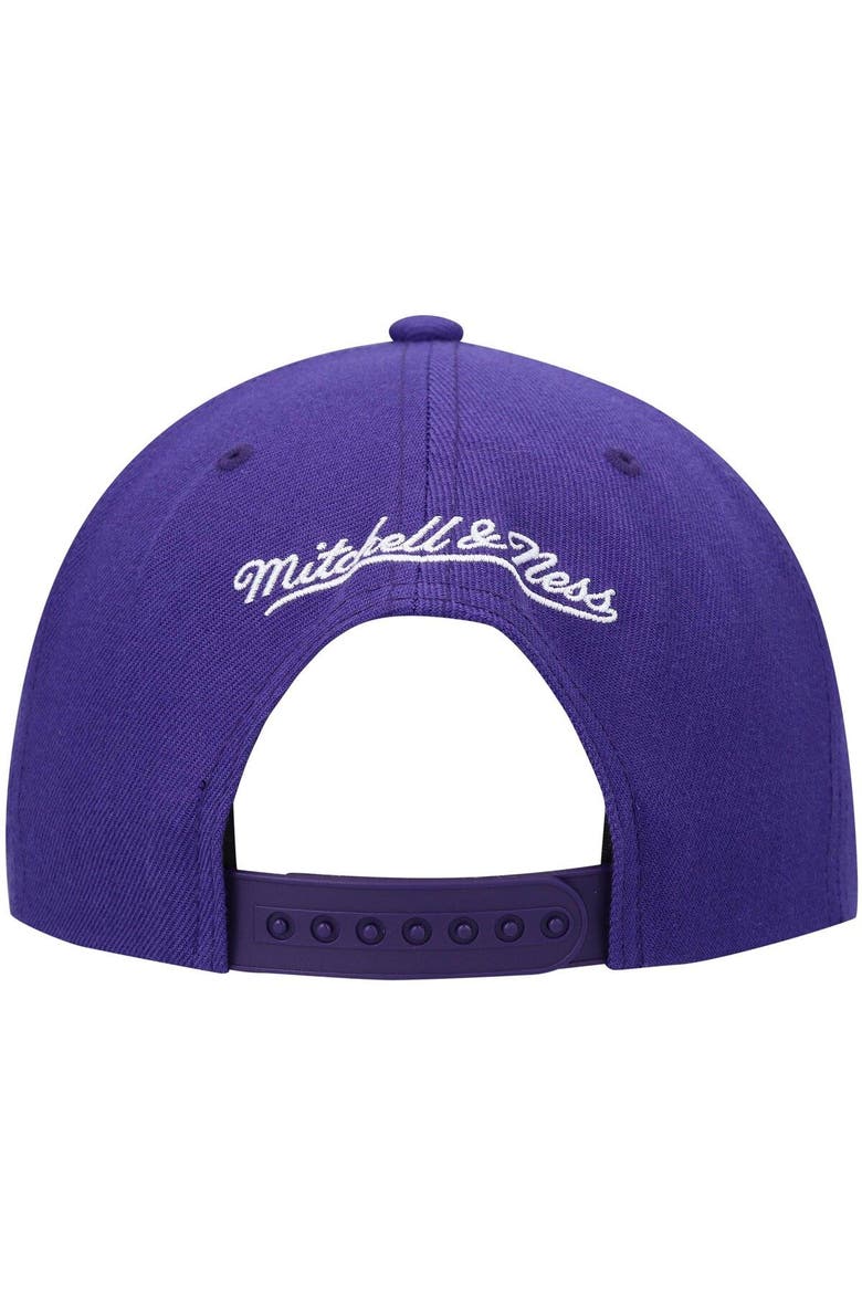 Men's Mitchell & Ness Purple Utah Jazz Hardwood Classics Team Ground 2.0 Snapback Hat, Alternate, color, Purple