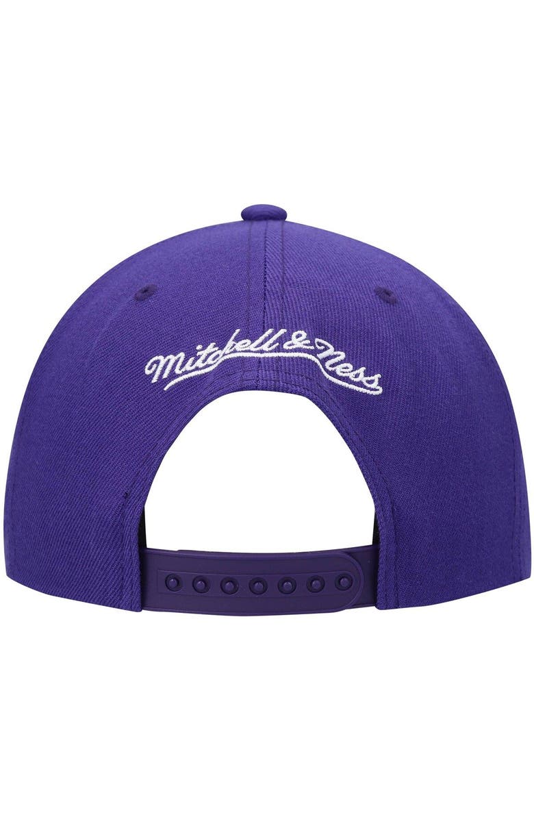 Mitchell & Ness Men's Mitchell & Ness Purple Utah Jazz Hardwood Classics Team Ground 2.0 Snapback Hat, Alternate, color, Purple
