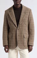 Drake's Houndcheck Games Tweed Sport Coat