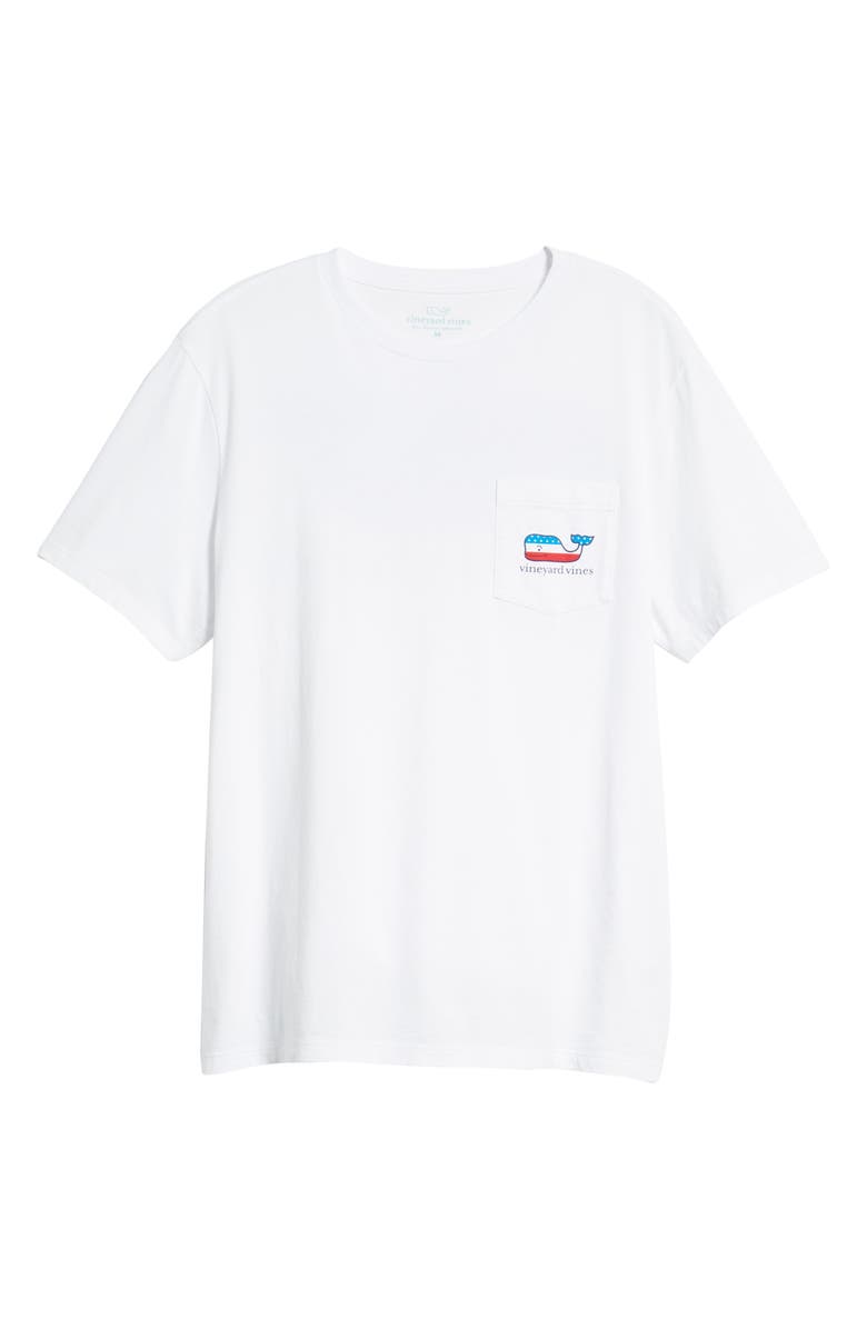 vineyard vines Whaley USA Whale Fill Pocket T-Shirt, Alternate, color, 