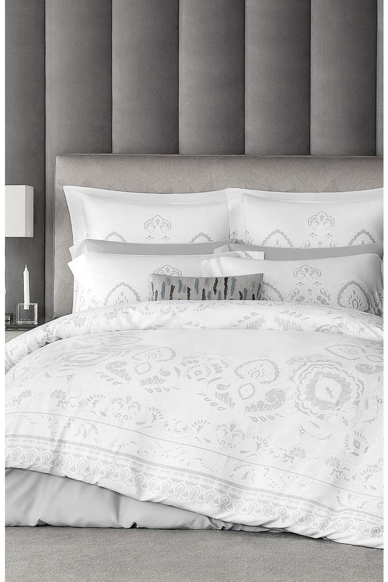 Anassa Duvet cover, Alternate, color, White