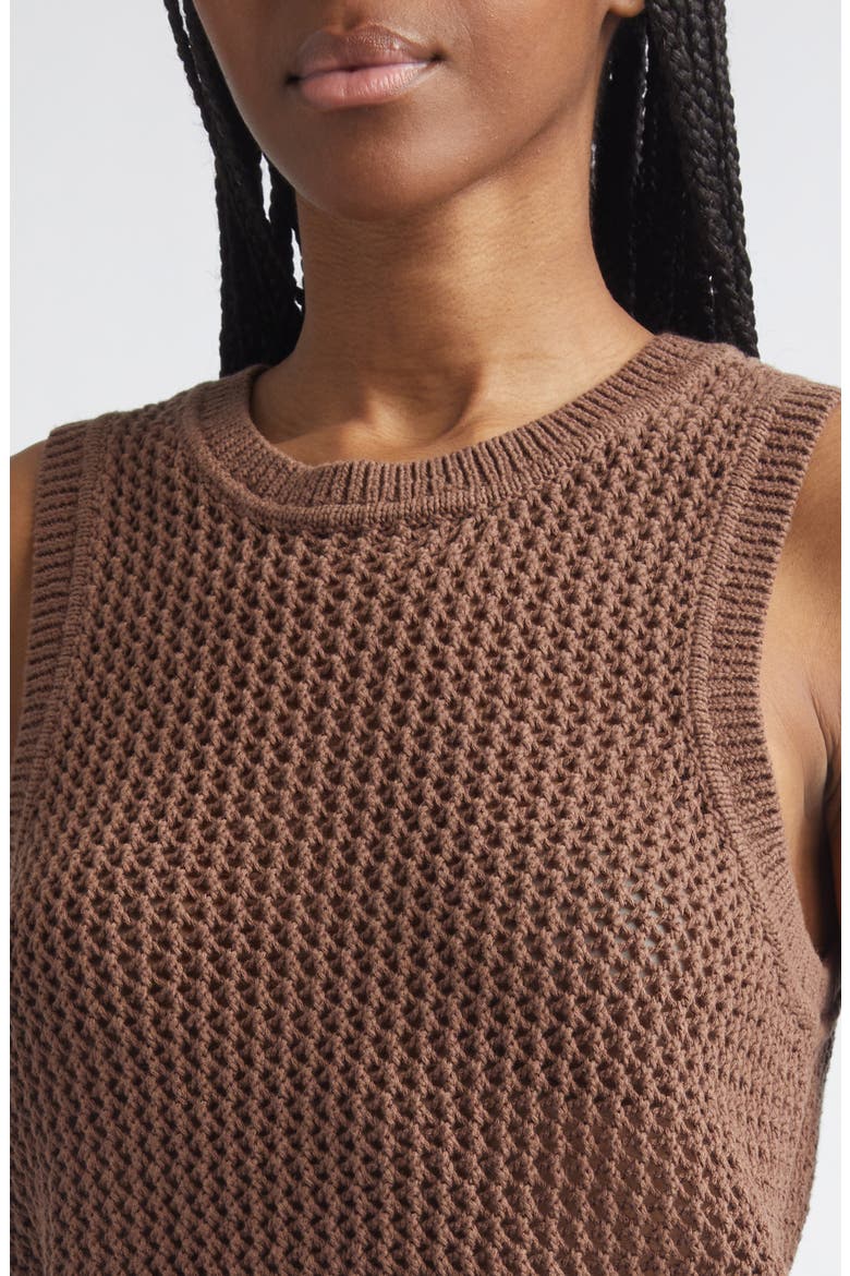 Izzy Knit Tank, Alternate, color, COCOA