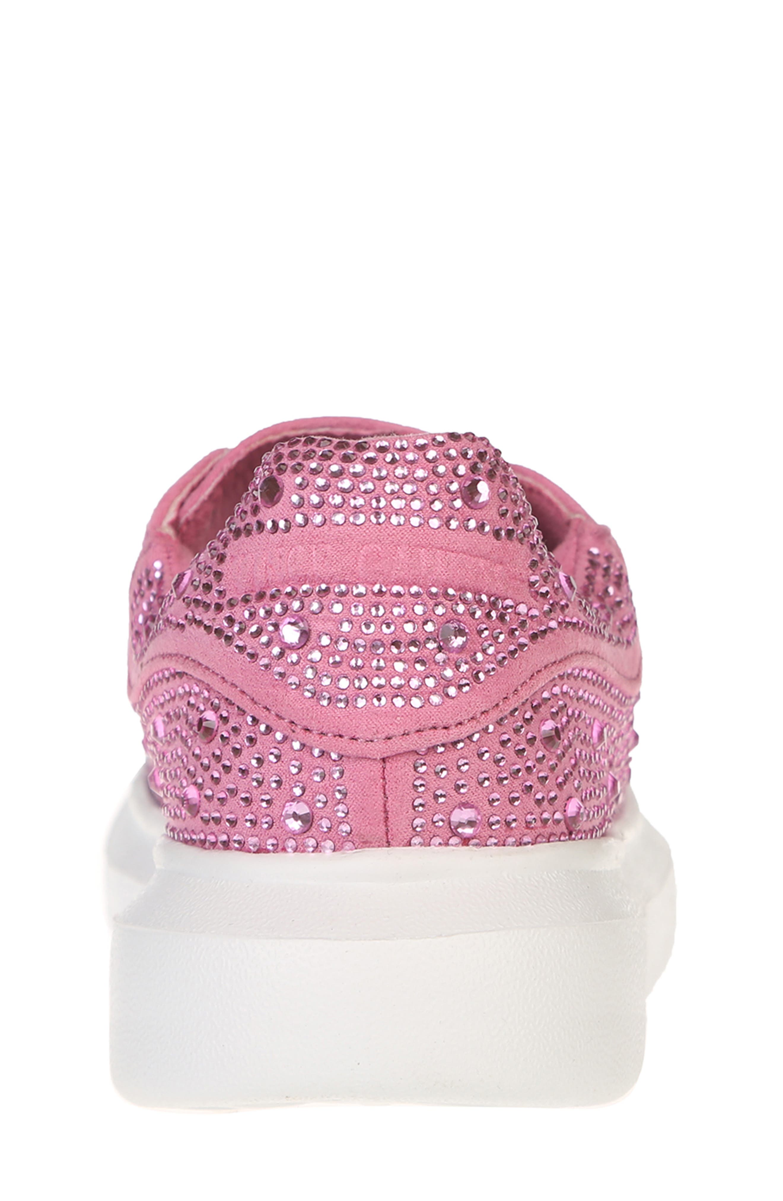 Vince Camuto Kids' Rhinestone Sneaker, Alternate, color, 