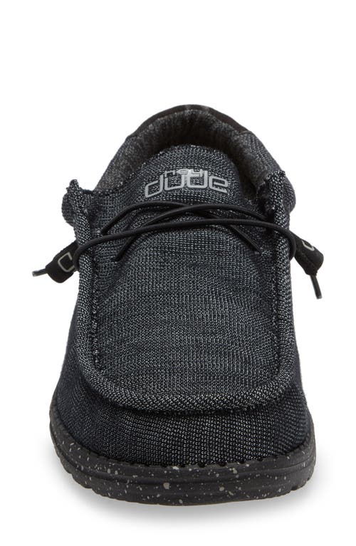 Hey Dude Wally Slip-on In Opal Black/black
