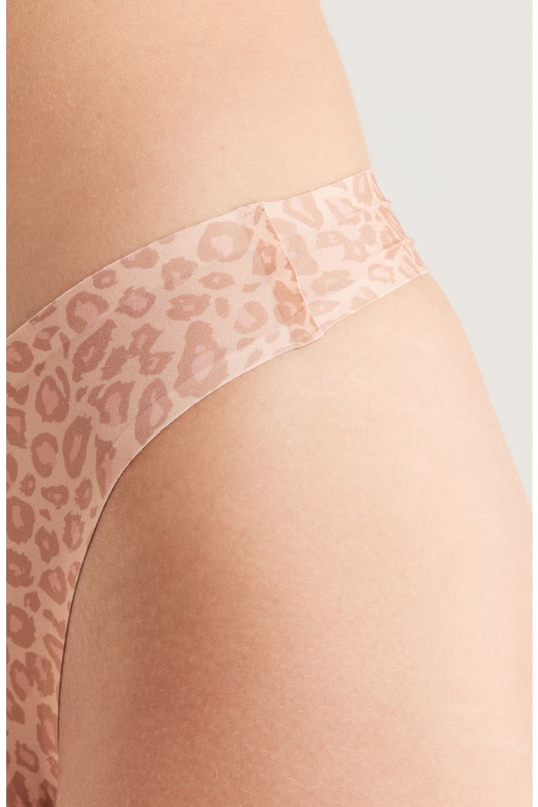 Soft Stretch Thong, Alternate, color, LEOPARD PRINTDNU