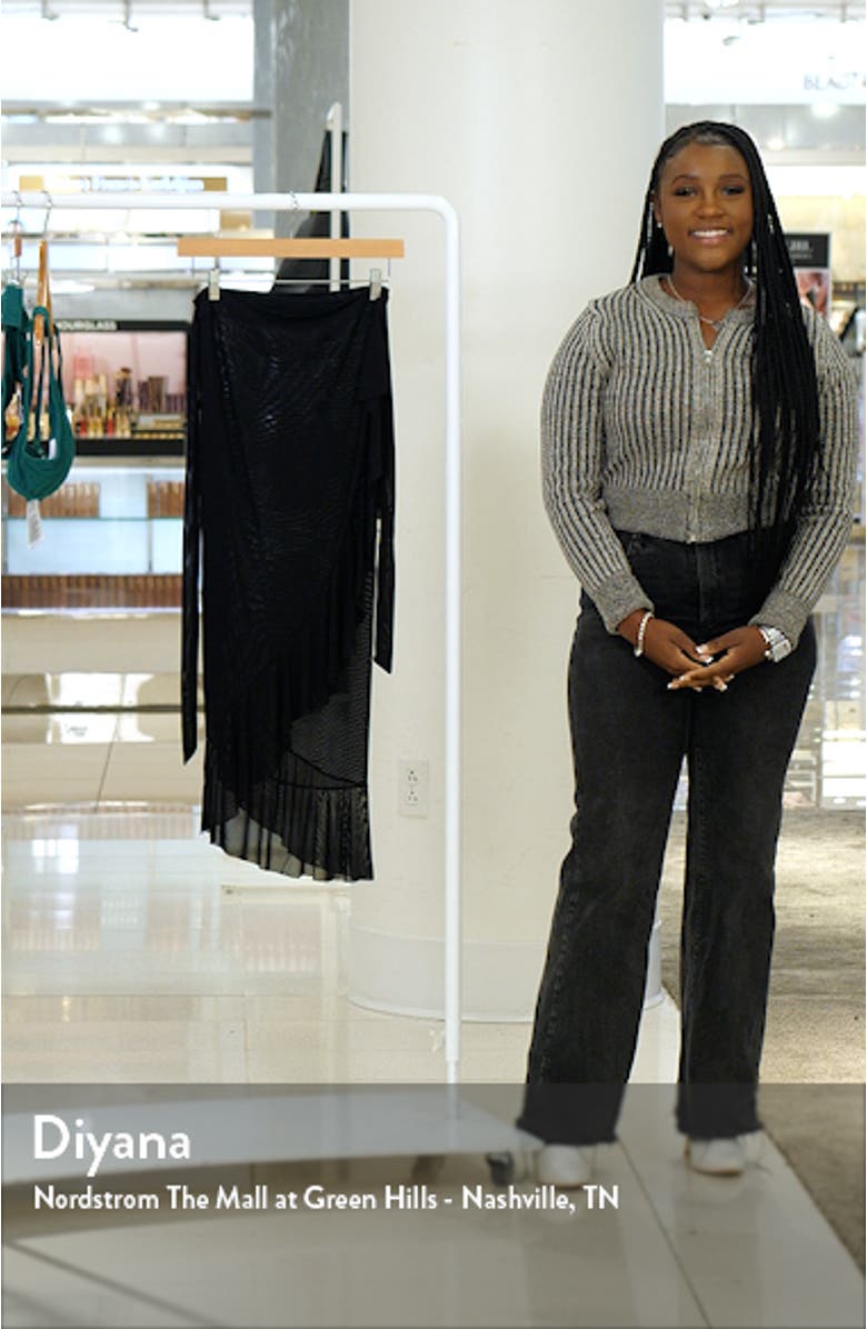 Ruffle Mesh Cover-Up Pareo, sales video thumbnail