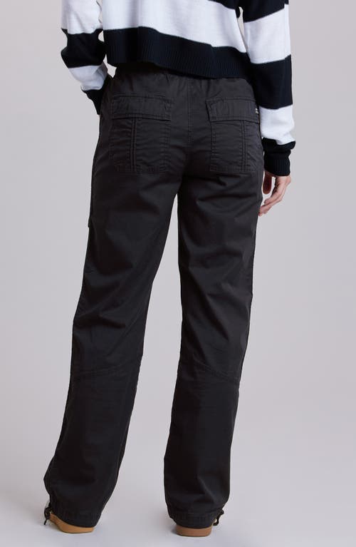 Unionbay Sonika Drawstring Waist Cargo Pants In Black