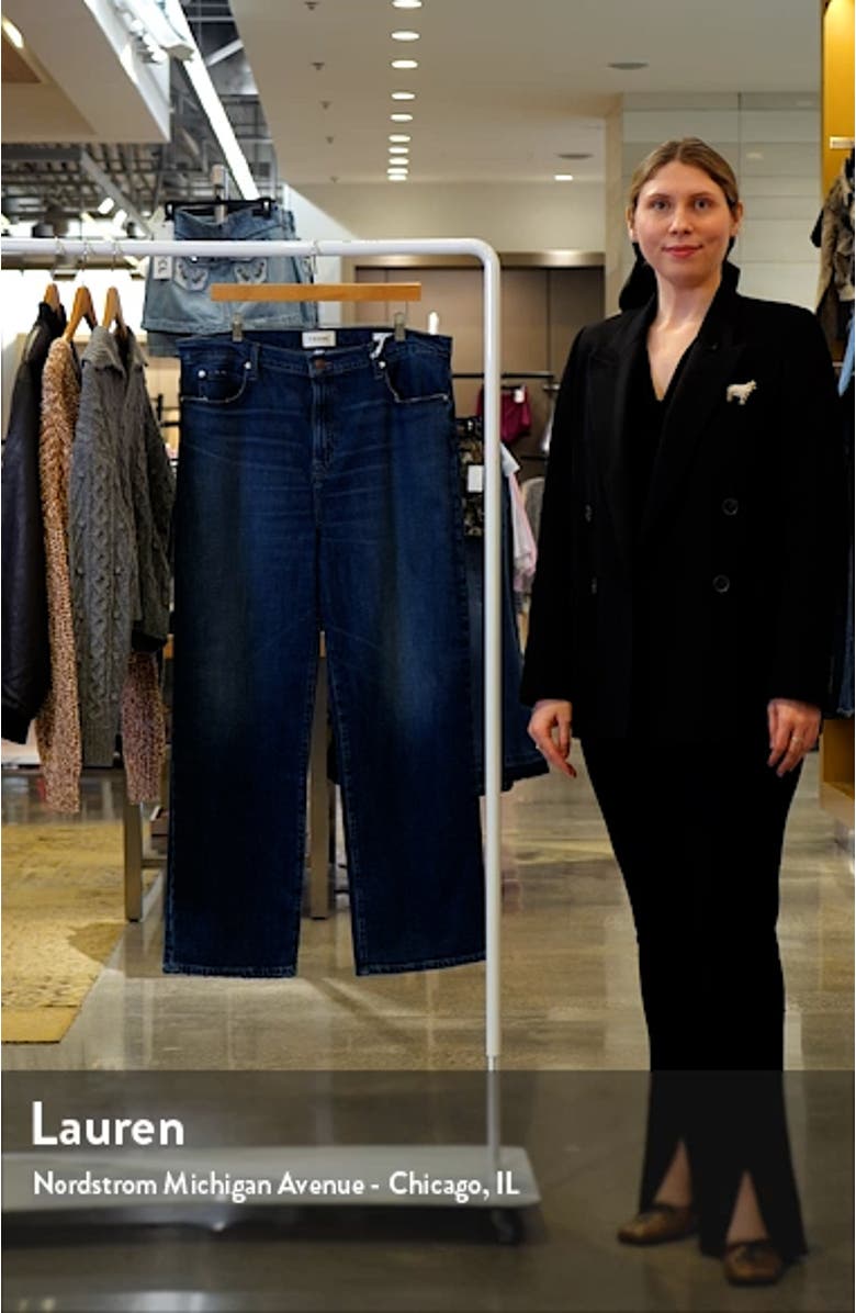 Le Jane High Waist Ankle Straight Leg Jeans, sales video thumbnail