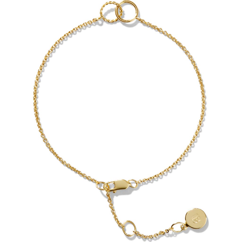 Ana Luisa Interlocking Circles Bracelet In Gold