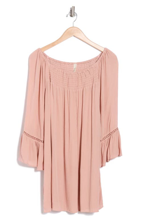 Boho Me Smocked Bell Sleeve Blouse