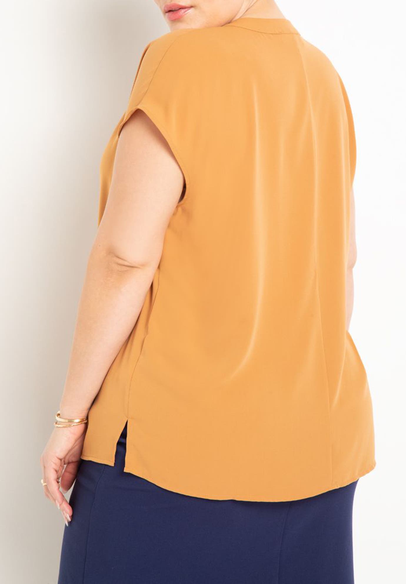 Notch Collar Blouse - image 2