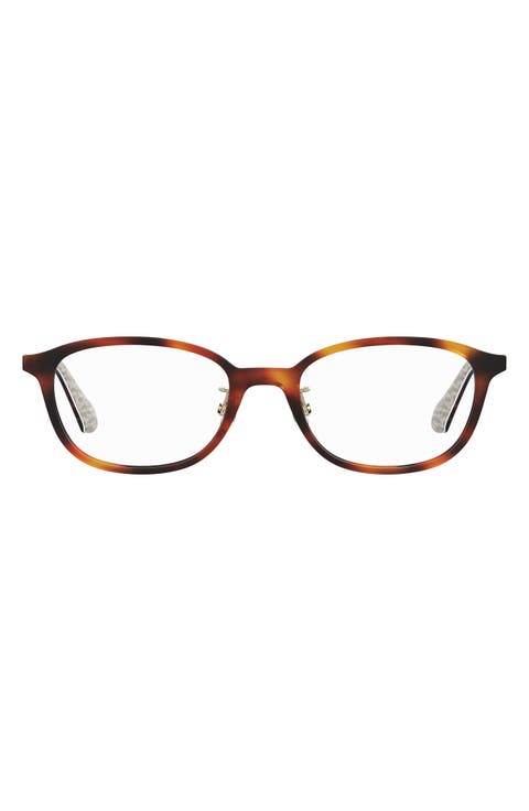 aisha 51mm oval optical glasses