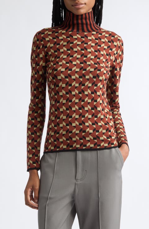 Merino Wool Jacquard Sweater