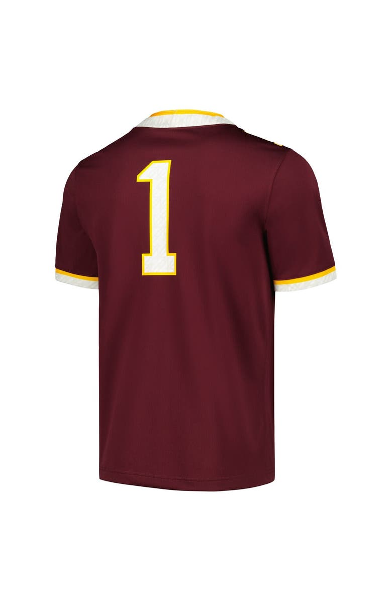 Nike Men's Nike #1 Maroon Minnesota Golden Gophers Untouchable Football Replica Jersey, Alternate, color, Maroon