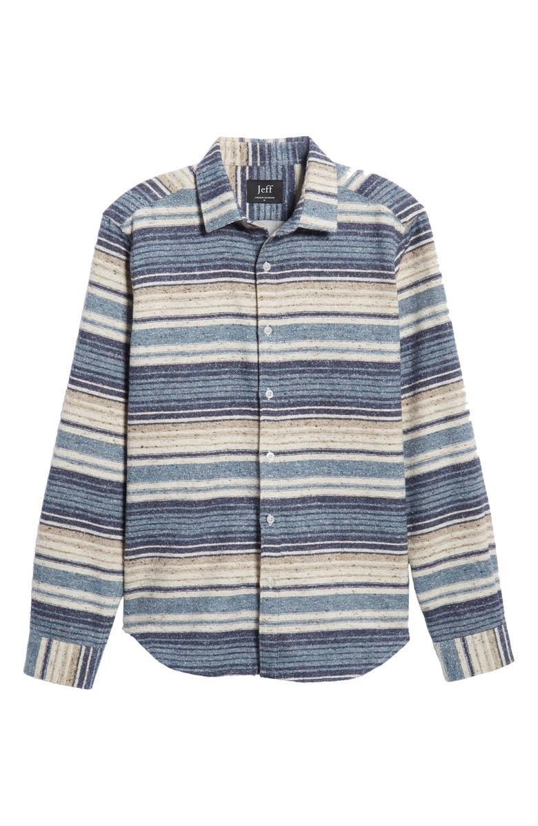 Jeff Berwick Slim Fit Long Sleeve Stripe Shirt, Alternate, color, 