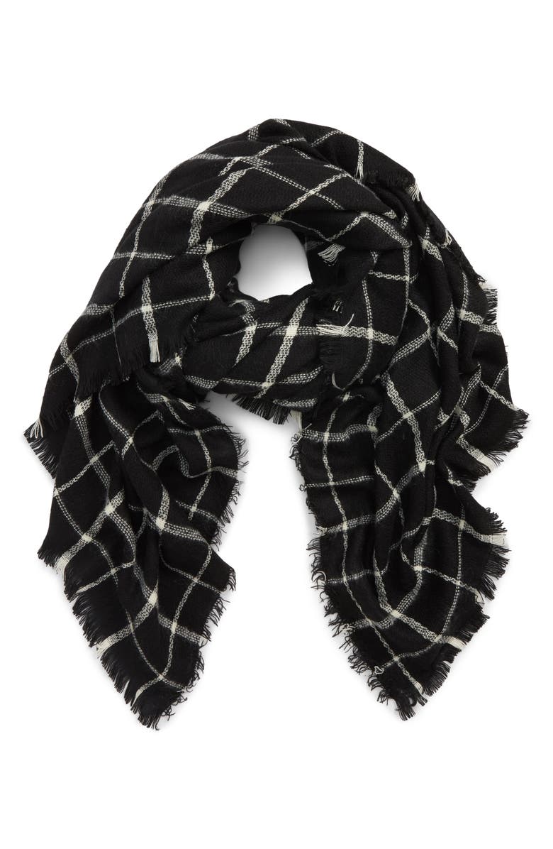 BP. Check Scarf, Main, color,