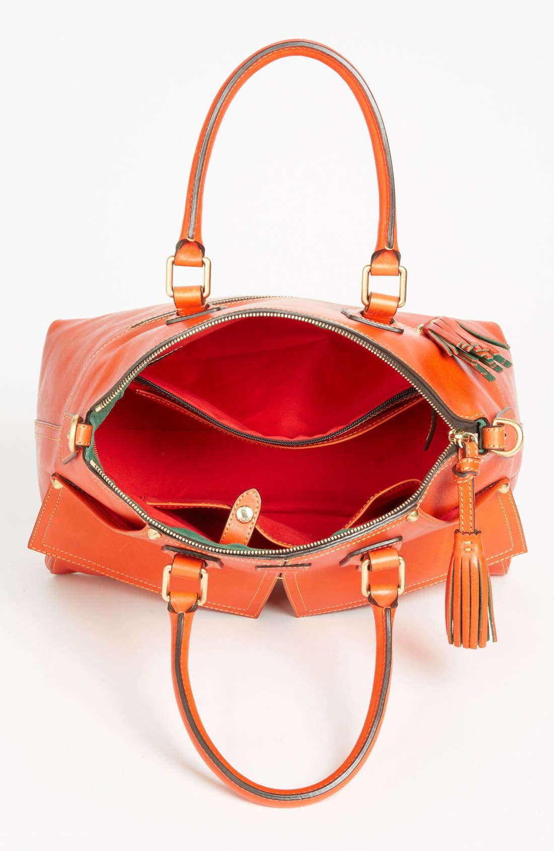 'Clayton' Satchel, Alternate, color, ORANGE
