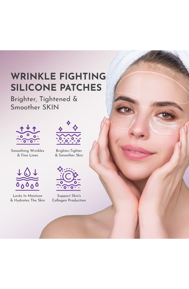 TRULY CLEAR Wrinkle Patches, 3pcs, Alternate, color, Multicolored