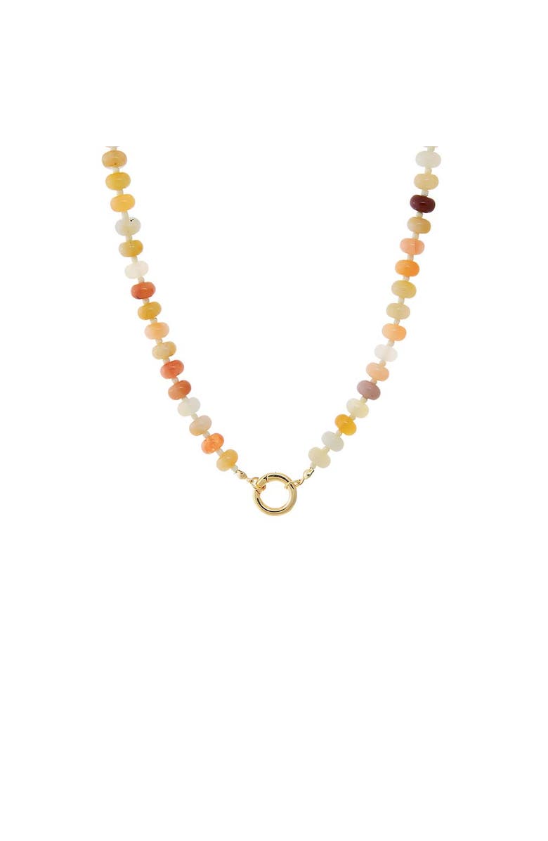 BY ADINA EDEN Sunset Mix Beaded Clicker Necklace, Main, color, Multi-Color
