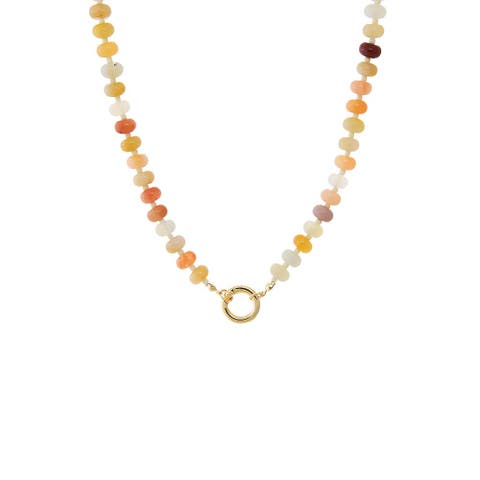 Sunset Mix Beaded Clicker Necklace