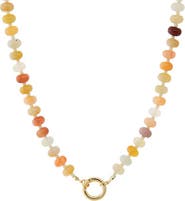 BY ADINA EDEN Sunset Mix Beaded Clicker Necklace