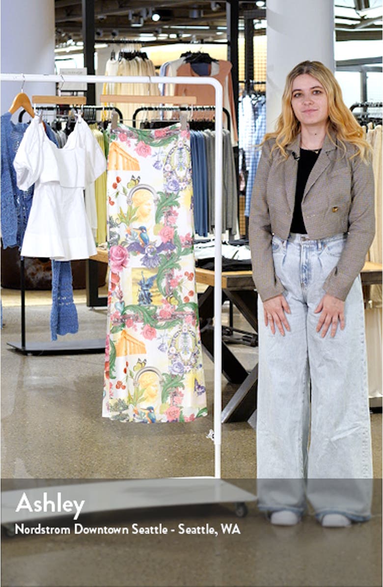 Tegan Print Maxi Skirt, sales video thumbnail