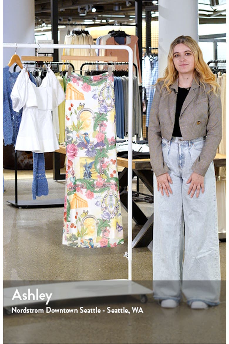 Tegan Print Maxi Skirt video
