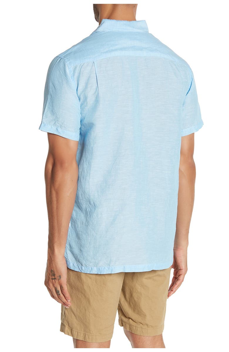 Onia Josh Short Sleeve Henley Shirt, Alternate, color, 