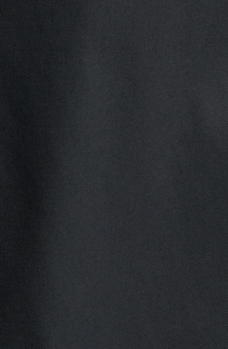 Nordstrom Solid Short Sleeve Stretch Button-Up Shirt, Alternate, color, Black