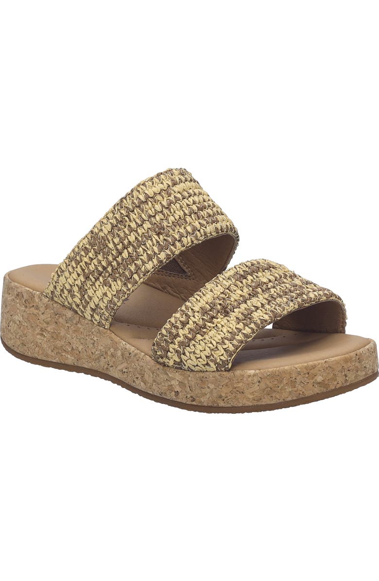 Josef Seibel Evita 02 Platform Wedge Slide Sandal, Main, color,