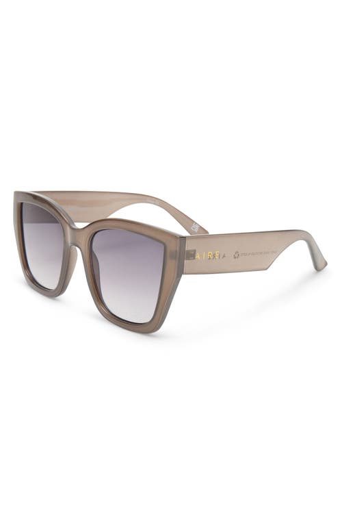 Aire Haedus 53mm Gradient Square Sunglasses In Pewter/smoke Grad