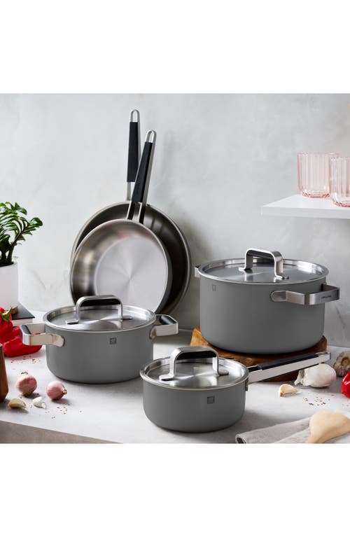 Zwilling Pure 8-piece Stainless Steel Cookware Set In Gray